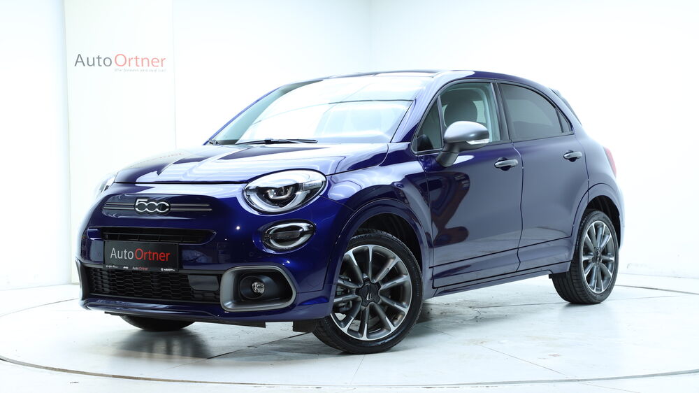 Fiat 500X Hybrid Sport 130PS Aut., Baujahr 2024, Seitenansicht — Auto Ortner Villach